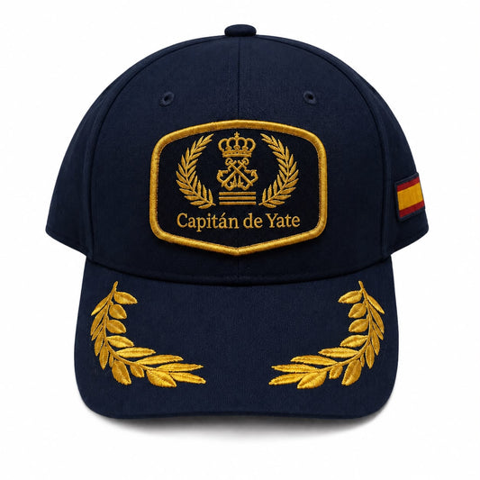 Gorra Premium Capitán de Yate Azul